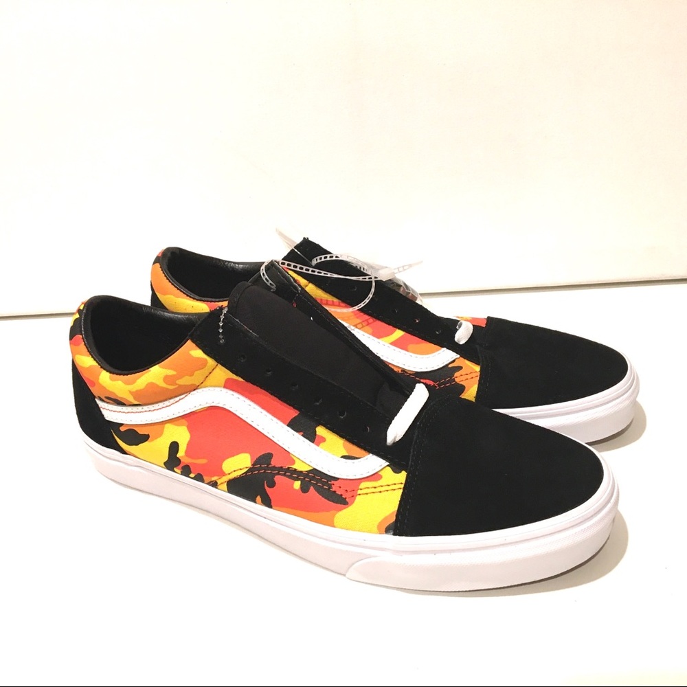 Vans Old Skool Camouflage Skate Shoes- brand new